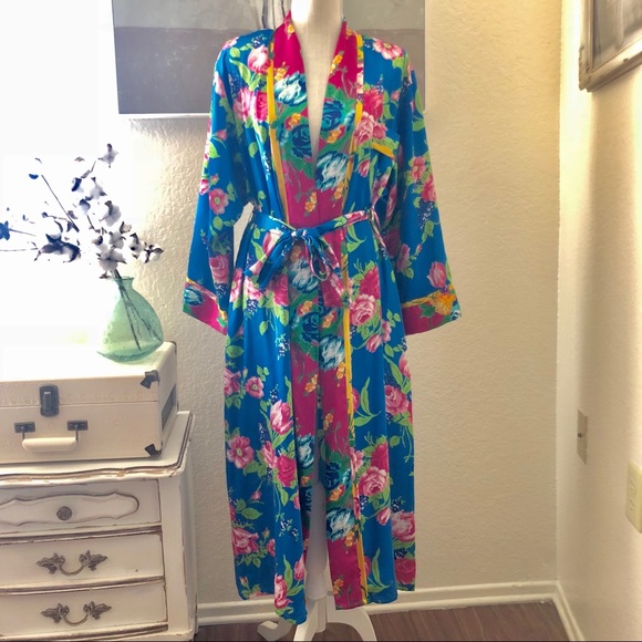 Colorful Vintage Floral Vintage Robe Robe Colorful Colorful Floral Vintage htrdQs